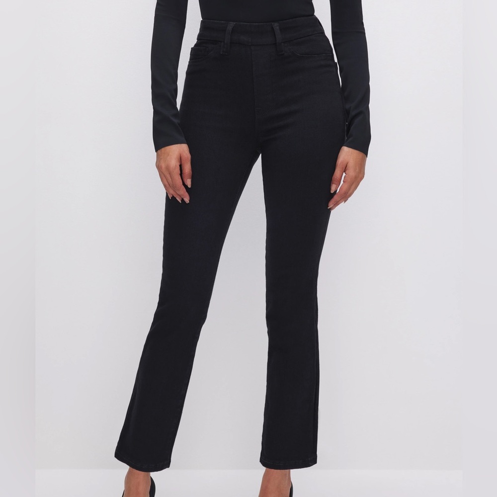 Good American Jet Black Denim